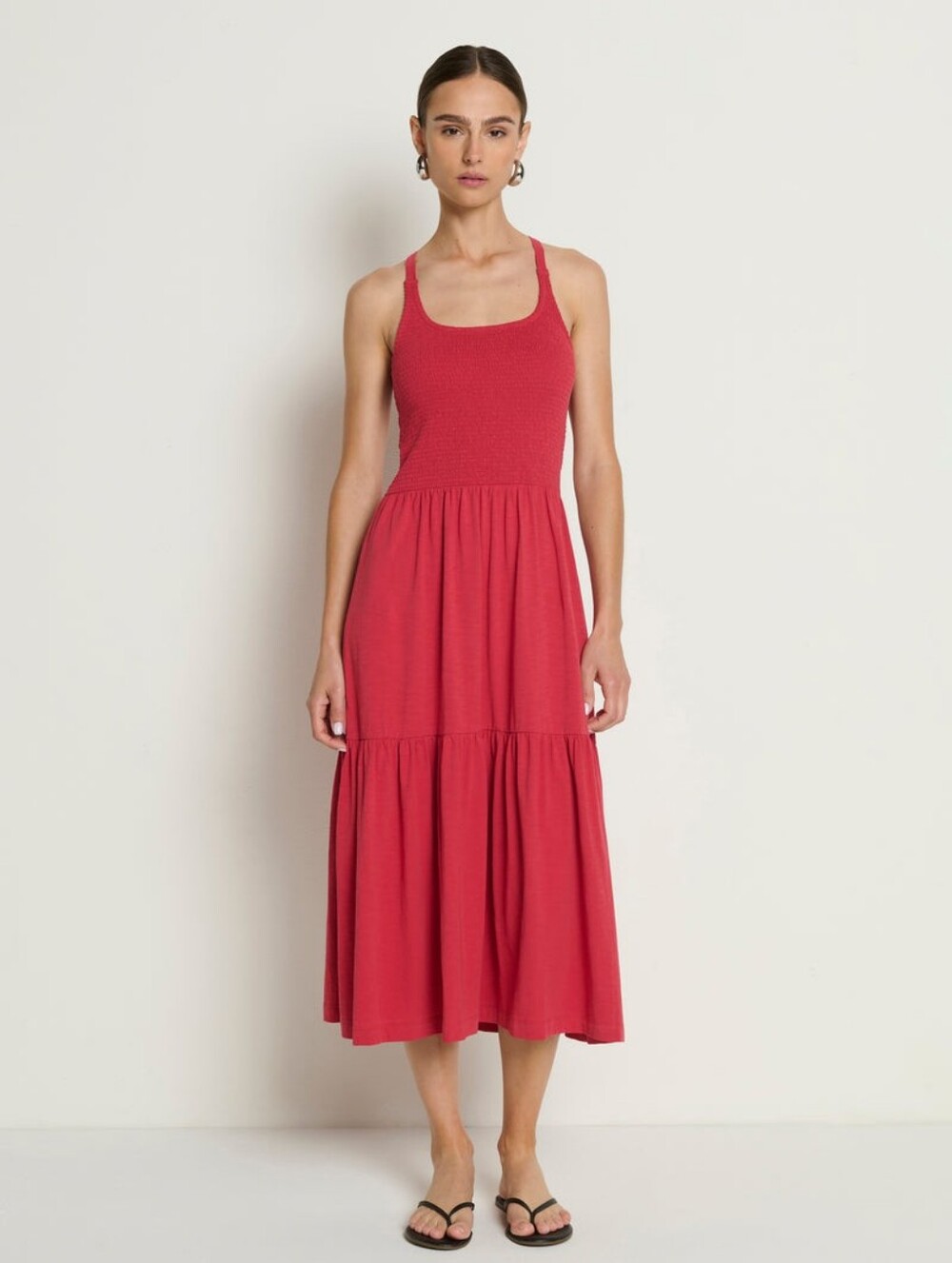 Nation LA Penelope Smocked Midi
